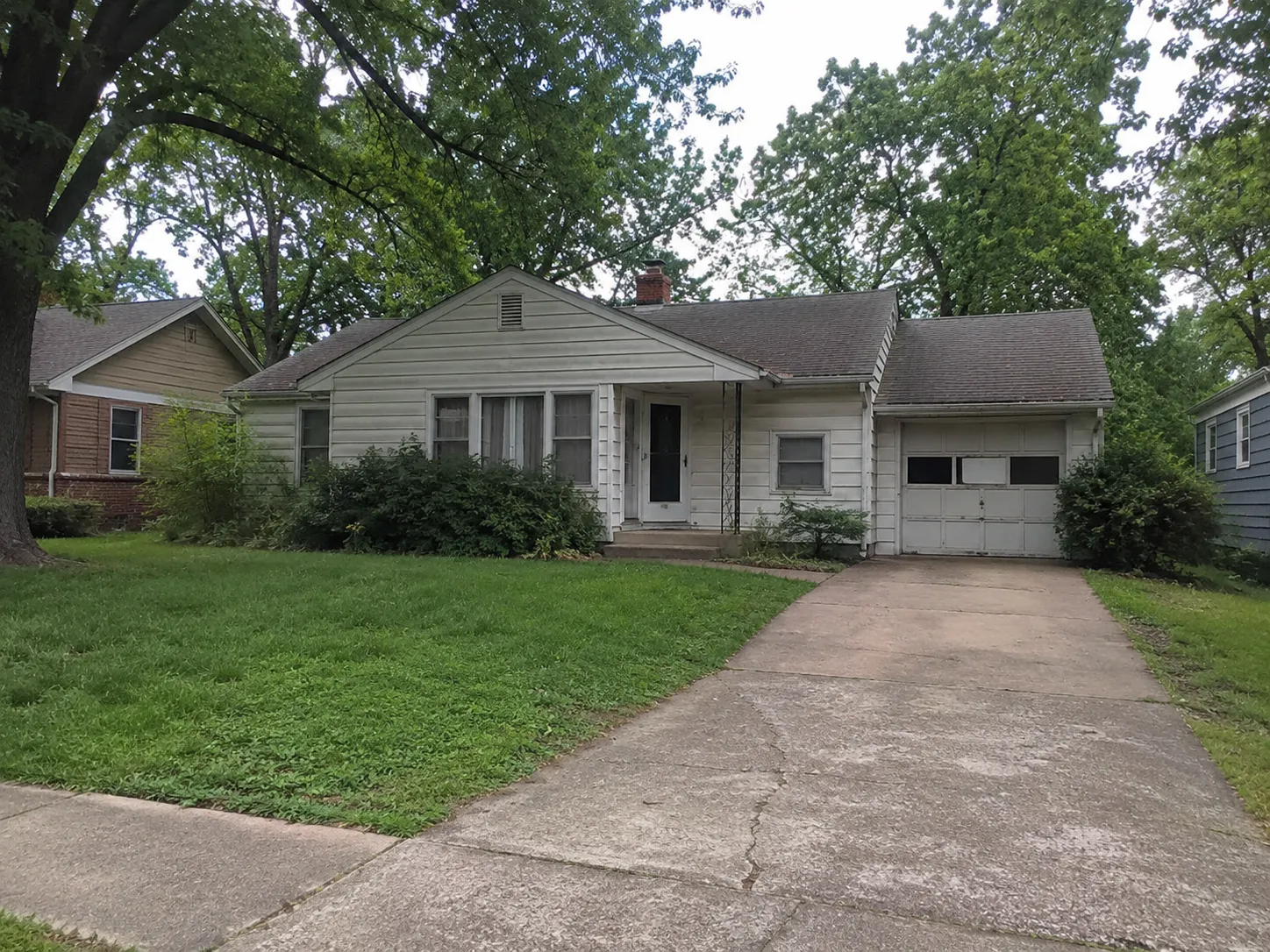 Older inherited Kansas City home that could be sold as-is for cash